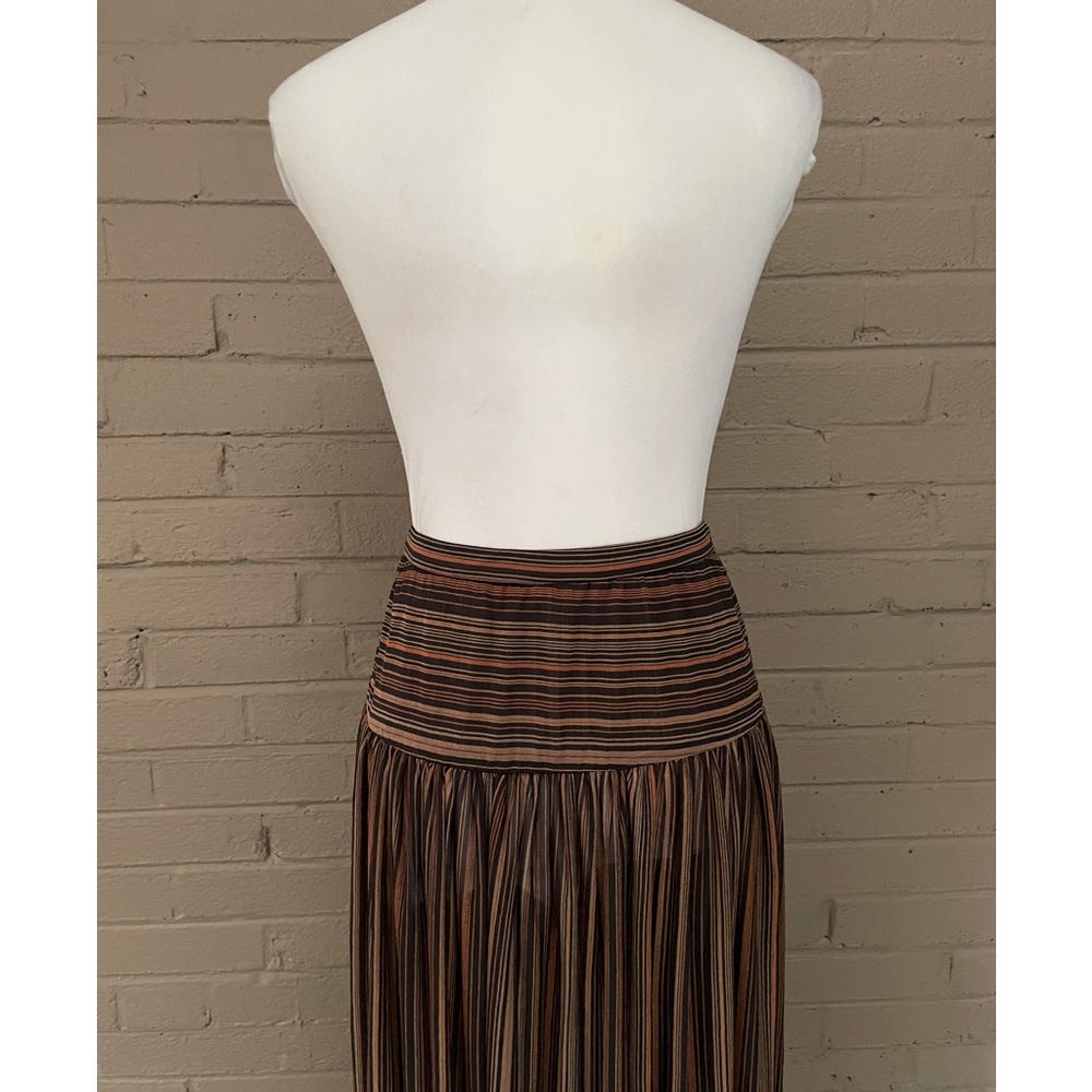 Vintage Rodier Paris stripe high waist skirt XS - Picture 7 of 13